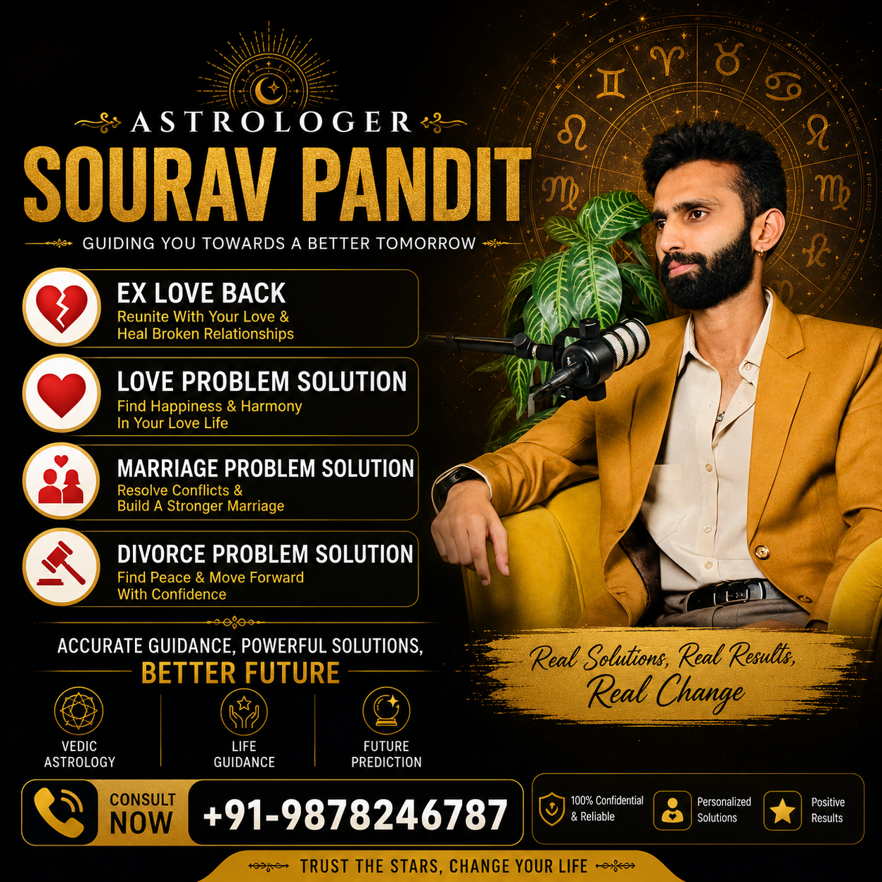 Famous Vedic Astrologer Sourav Pandit